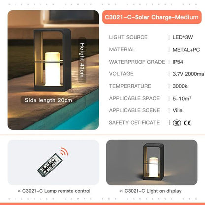 Murra Outdoor Solar Lamp - FCHF CITY