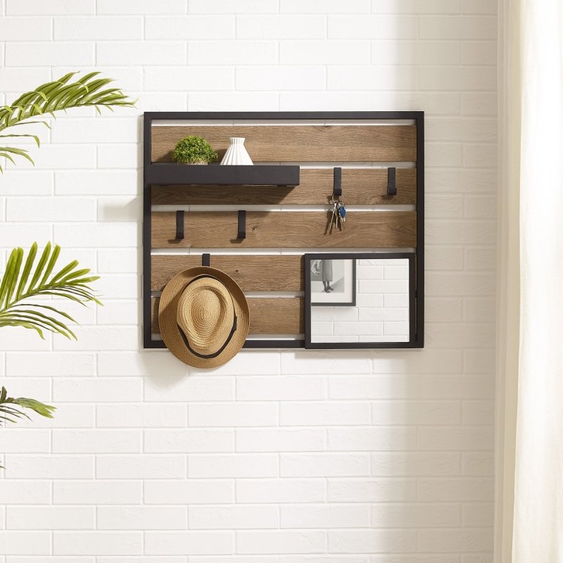 Myra Wall Organizer with Mirror - FCHF CITY