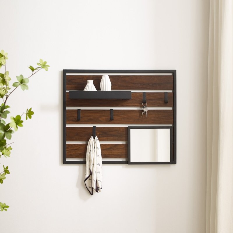 Myra Wall Organizer with Mirror - FCHF CITY