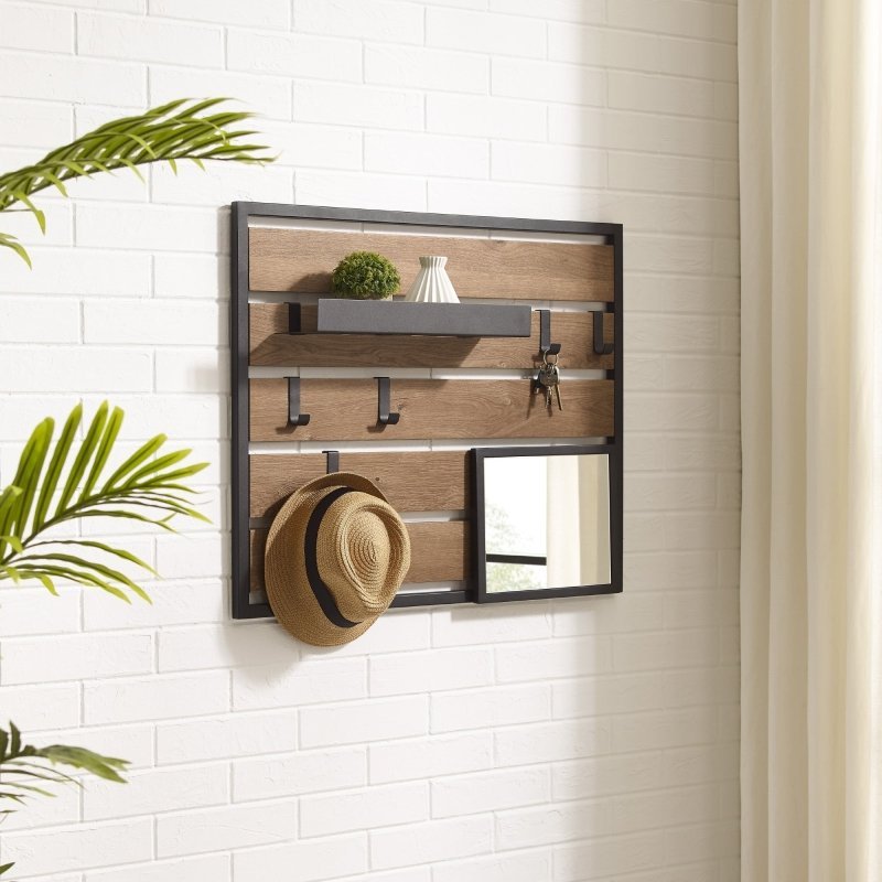 Myra Wall Organizer with Mirror - FCHF CITY