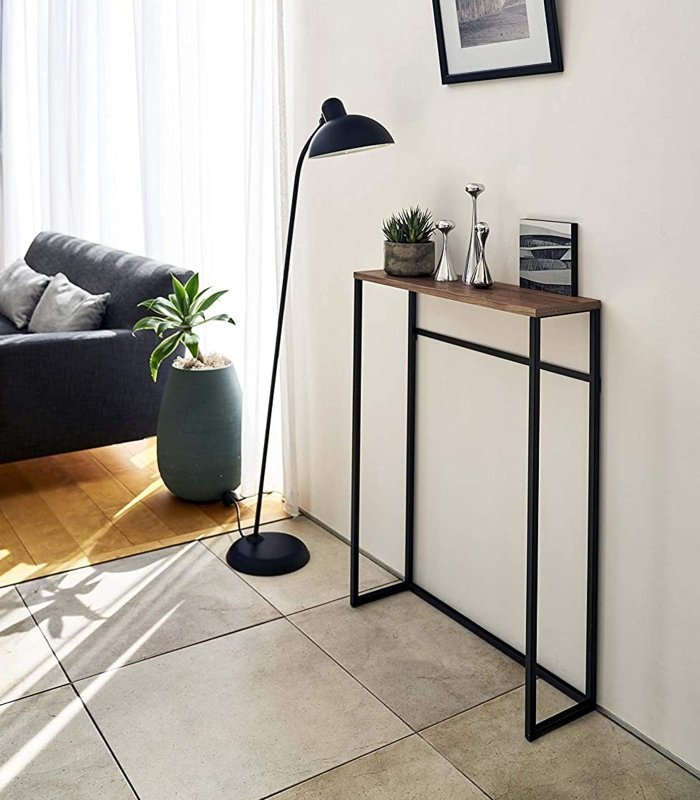 Narrow Entryway Console Table (32&quot; H) - Steel - FCHF CITY