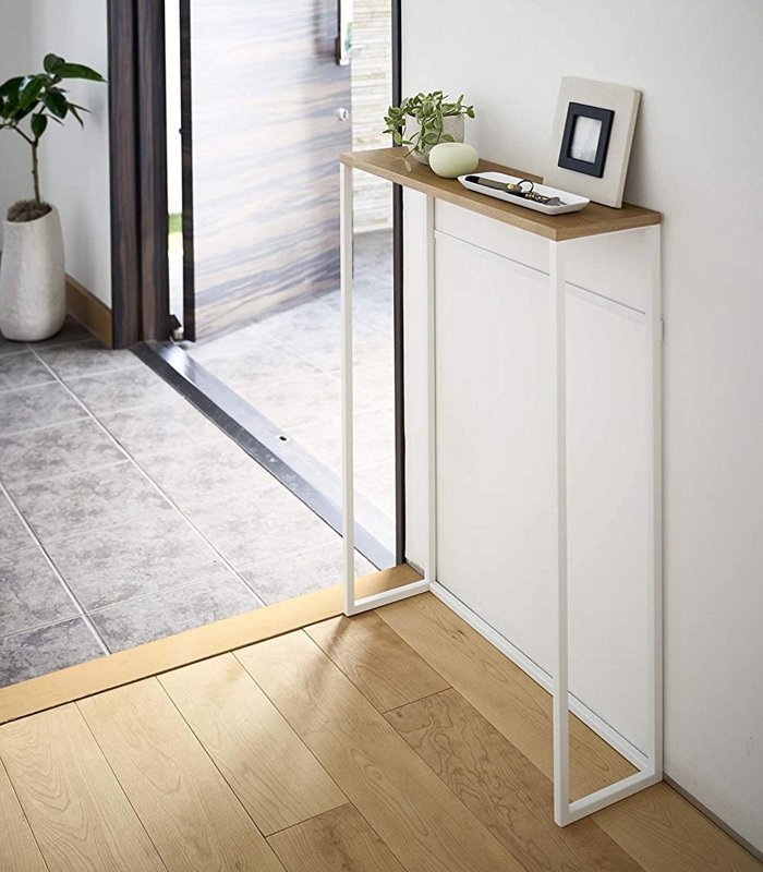 Narrow Entryway Console Table (32&quot; H) - Steel - FCHF CITY