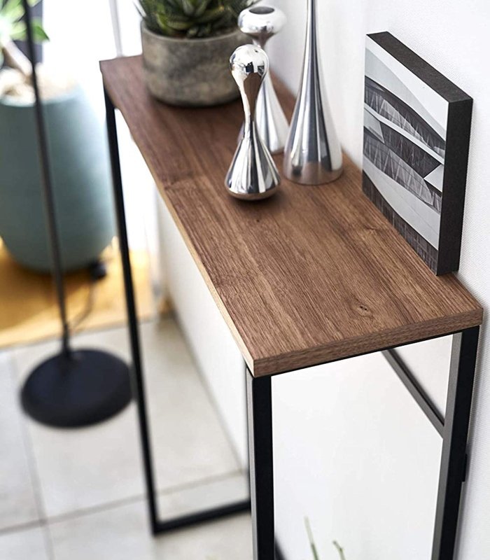 Narrow Entryway Console Table (32&quot; H) - Steel - FCHF CITY