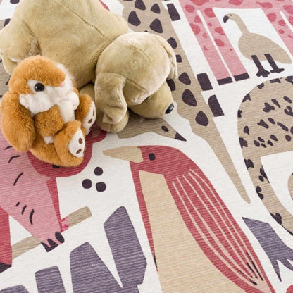 Natal Animal Print Washable Kids Rug - FCHF CITY