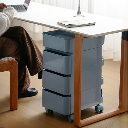 No Odor ABS Rolling Storage Chest with 4 Drawers - FCHF CITY