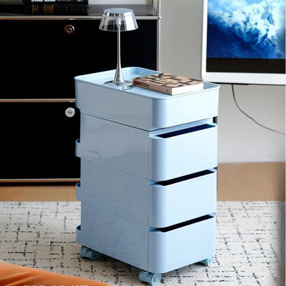 No Odor ABS Rolling Storage Chest with 4 Drawers - FCHF CITY