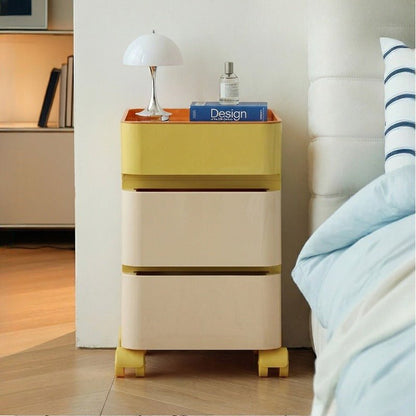 No Odor ABS Rolling Storage Chest with 4 Drawers - FCHF CITY