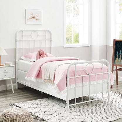 Ophelia Metal Twin Pipe Bed - FCHF CITY