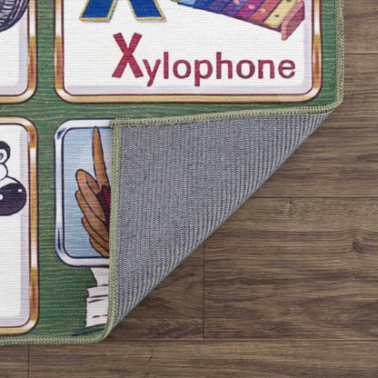 Osric Colorful Alphabet Washable Kids Rug - FCHF CITY