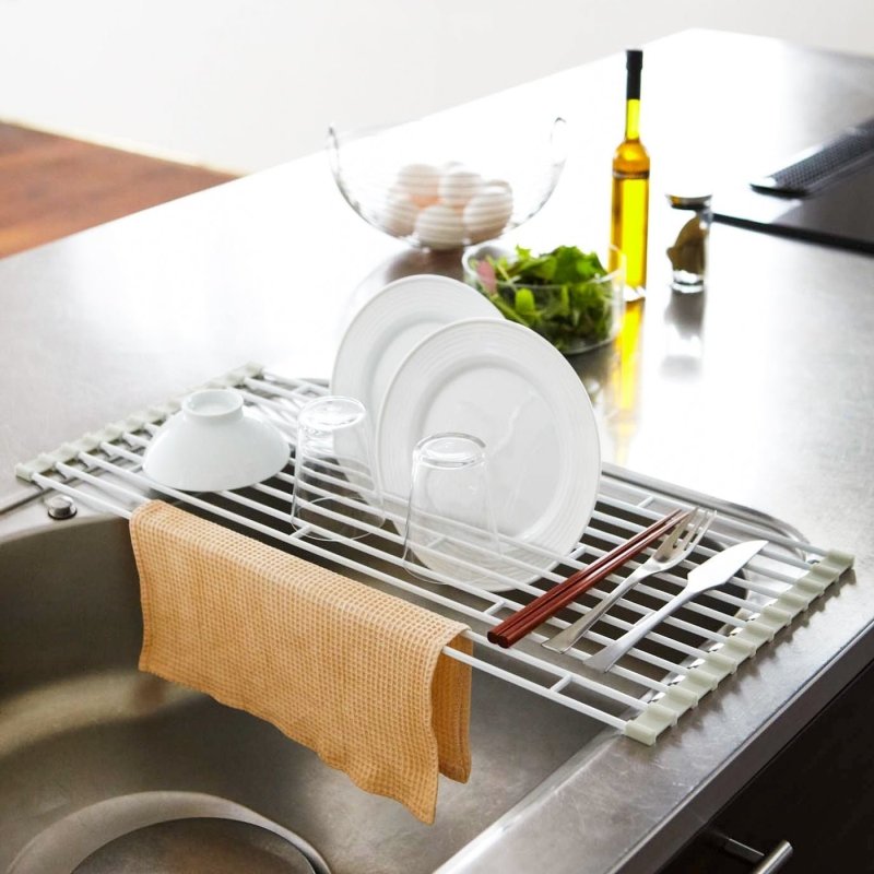 Over - the - Sink Dish Drainer - Steel - FCHF CITY