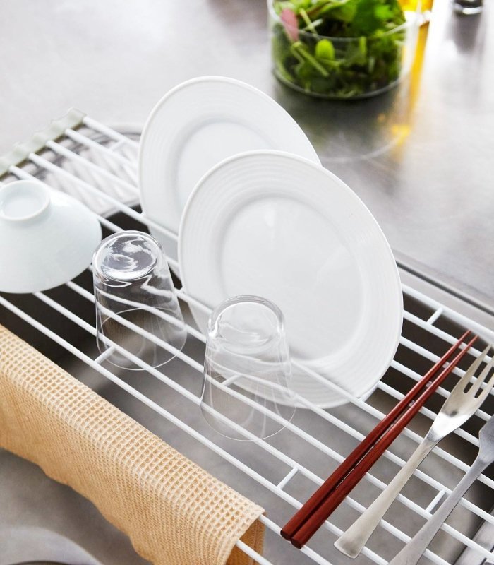 Over - the - Sink Dish Drainer - Steel - FCHF CITY