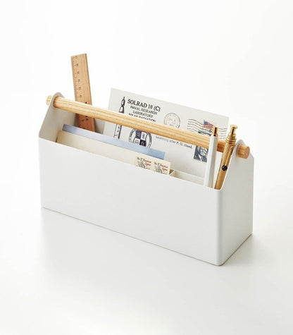 Pen + Desk Organizer - Two Sizes - Steel + Wood - FCHF CITY