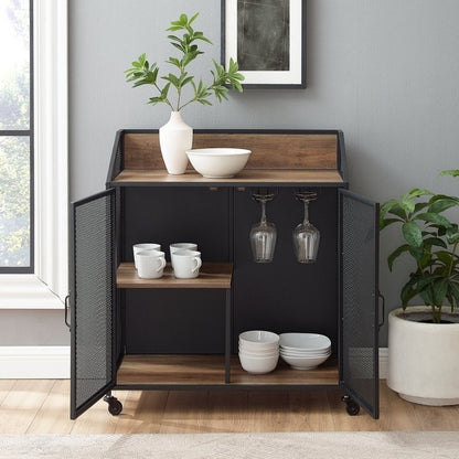Pinery Industrial Bar Cart - FCHF CITY