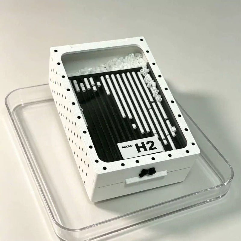 Polka‑Dot Craft Bead Storage Case, Desktop Sorting Holder for Perler Beads - FCHF CITY