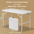 Portable Foldable Dining Table, Heavy‑Duty Height Adjustable Outdoor Table - FCHF CITY