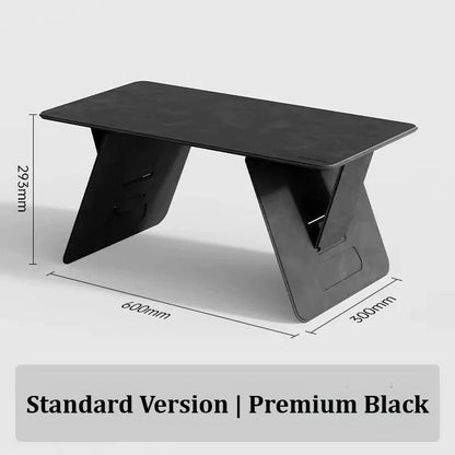 Portable Foldable Lap Desk 4‑Level Height Adjustable Suede Bed Table - FCHF CITY