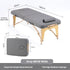 Portable Folding Massage Table, Beech Wood Height Adjustable Spa Bed - FCHF CITY