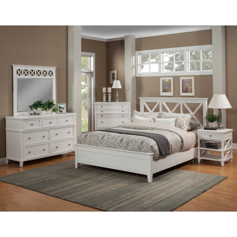Potter Bed, White - FCHF CITY