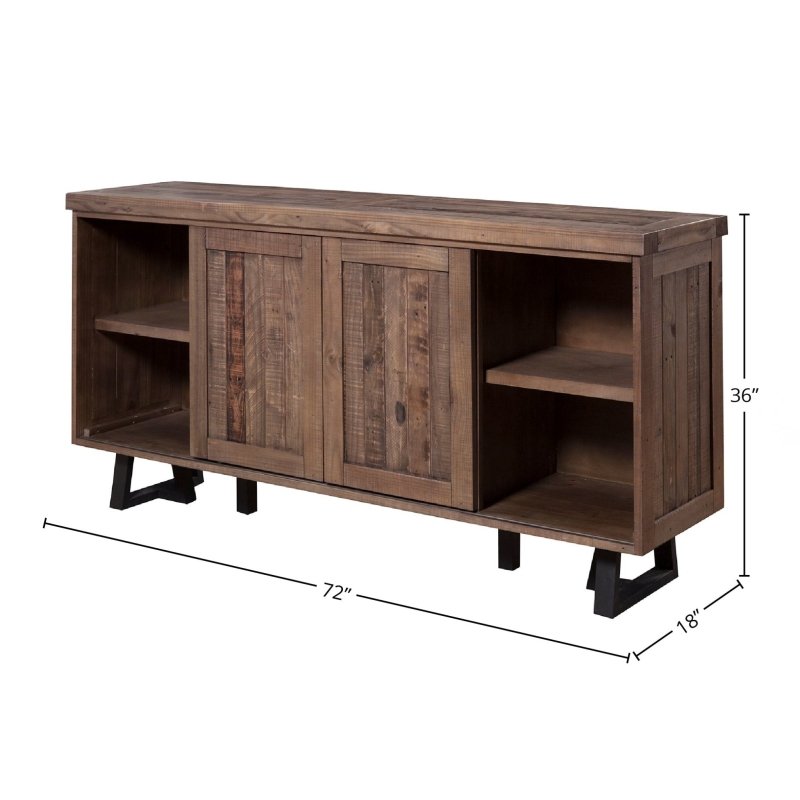 Prairie Sideboard, Natural/Black - FCHF CITY