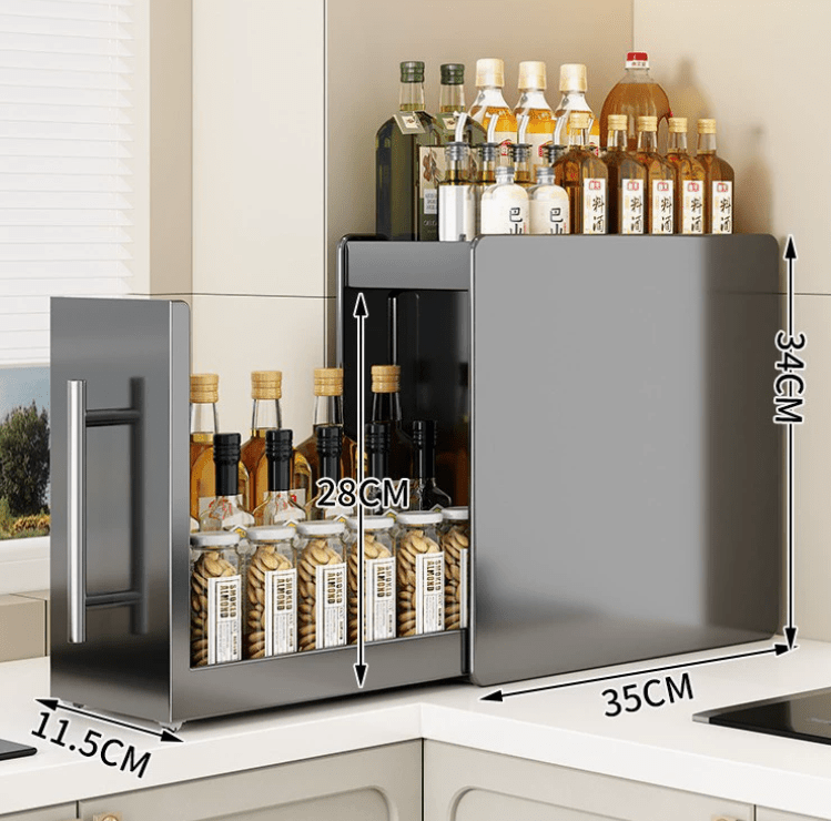 Pull‑out Multi‑Layer Kitchen Storage Organizer Rack - FCHF CITY