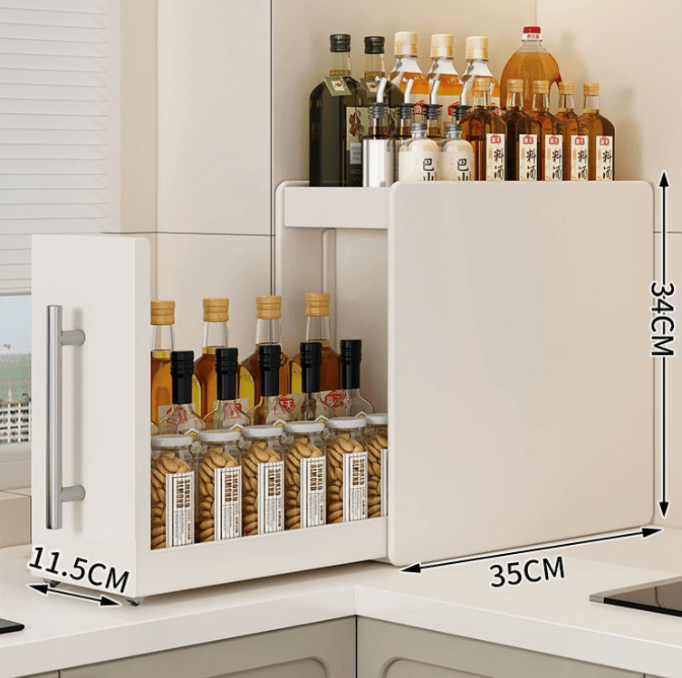 Pull‑out Multi‑Layer Kitchen Storage Organizer Rack - FCHF CITY