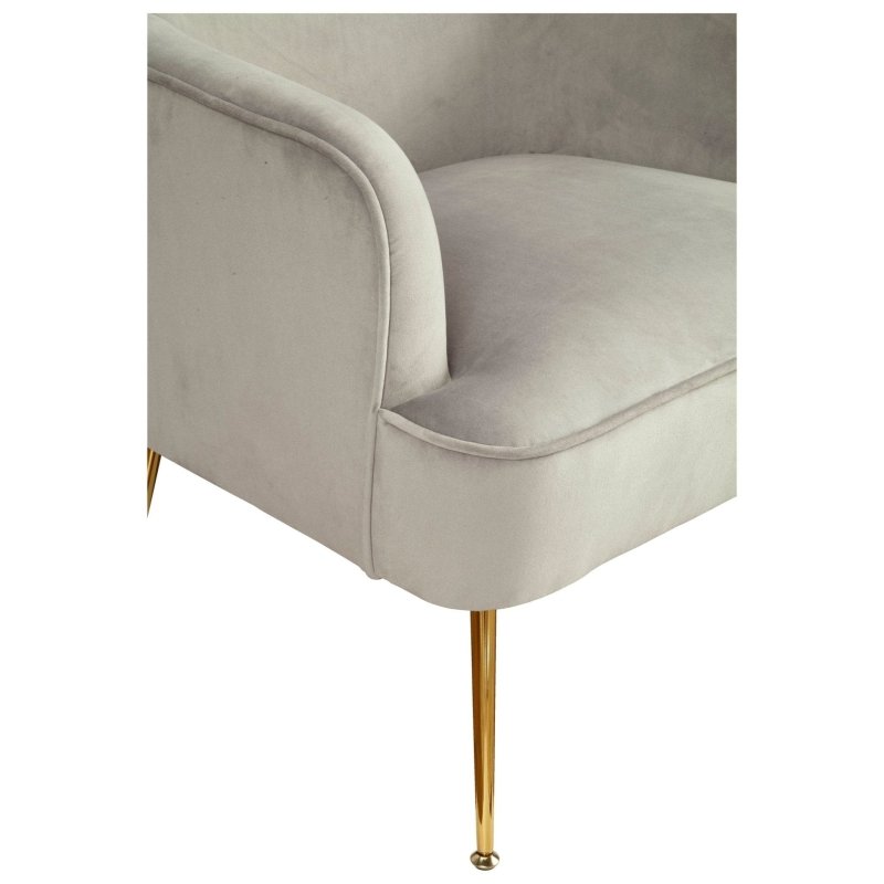 Rebecca Leisure Chair, Grey - FCHF CITY