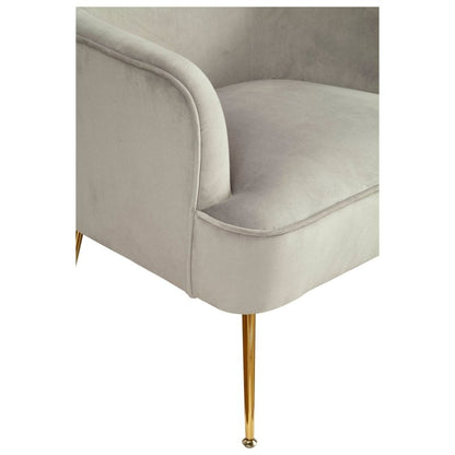 Rebecca Leisure Chair, Grey - FCHF CITY