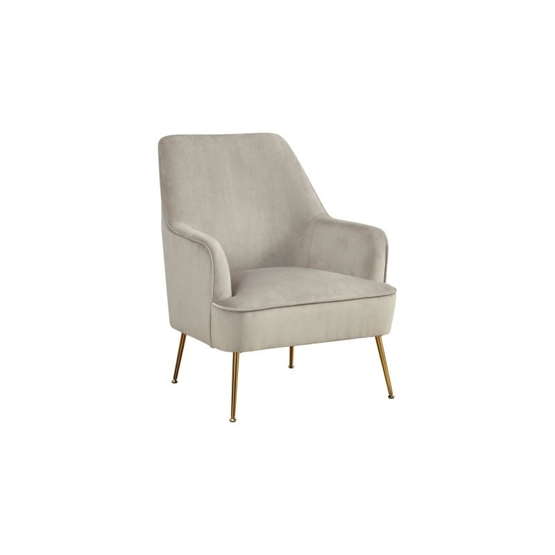 Rebecca Leisure Chair, Grey - FCHF CITY