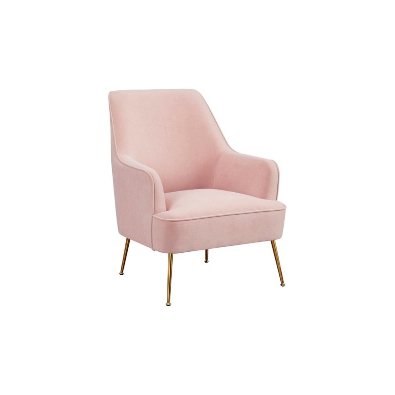 Rebecca Leisure Chair, Pink - FCHF CITY