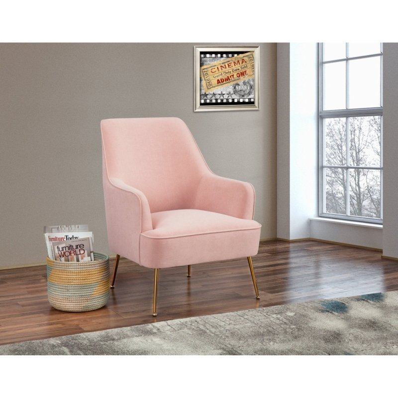 Rebecca Leisure Chair, Pink - FCHF CITY