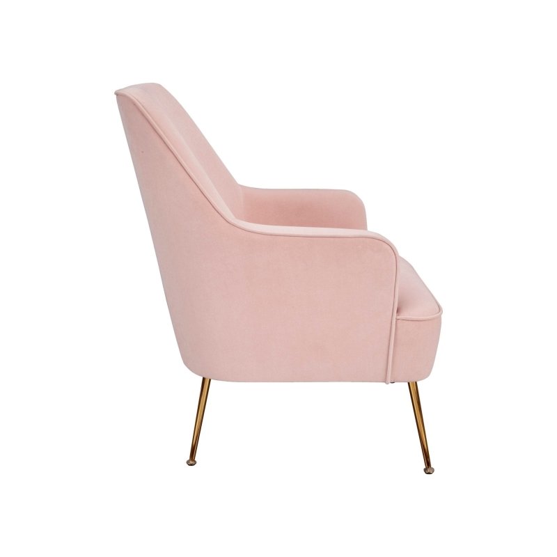 Rebecca Leisure Chair, Pink - FCHF CITY