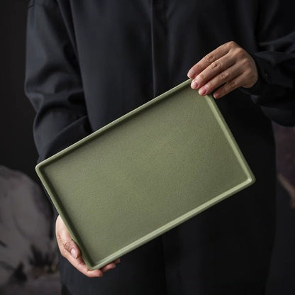Rectangular Heat Resistant Ceramic Display Tray - FCHF CITY