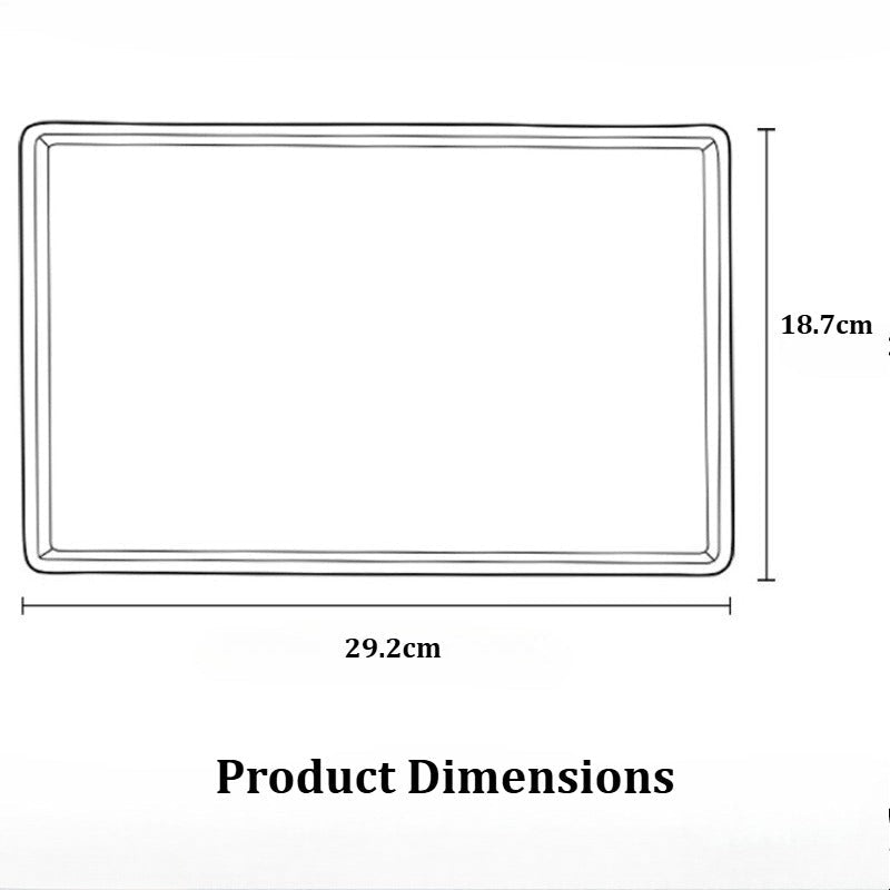 Rectangular Heat Resistant Ceramic Display Tray - FCHF CITY