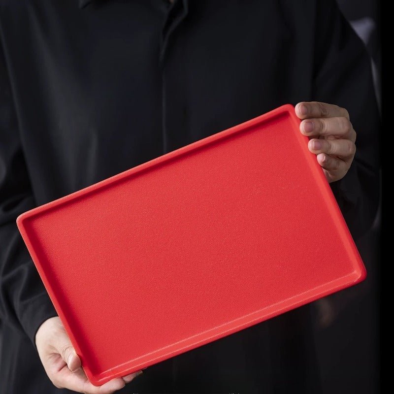 Rectangular Heat Resistant Ceramic Display Tray - FCHF CITY