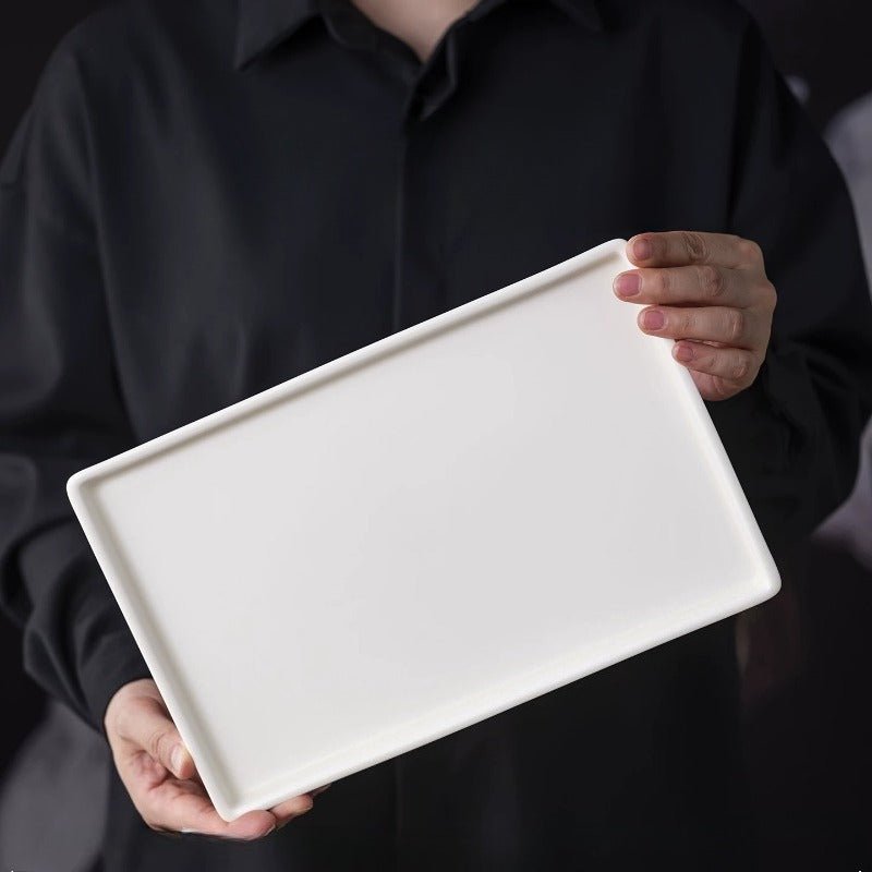 Rectangular Heat Resistant Ceramic Display Tray - FCHF CITY