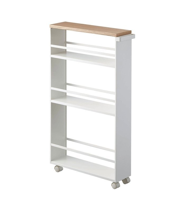 Replacement Wooden Top for Rolling Storage Cart - Steel - FCHF CITY