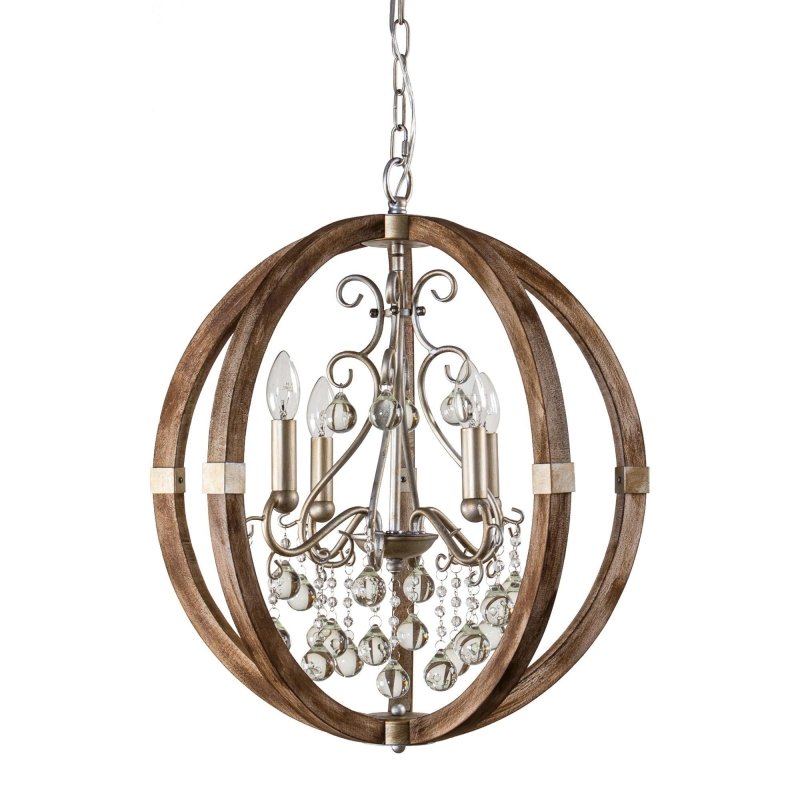 Retha Brown 4 - Light Caged Chandelier - FCHF CITY