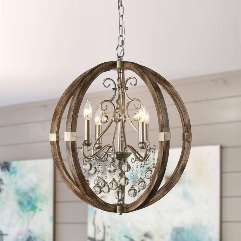Retha Brown 4 - Light Caged Chandelier - FCHF CITY