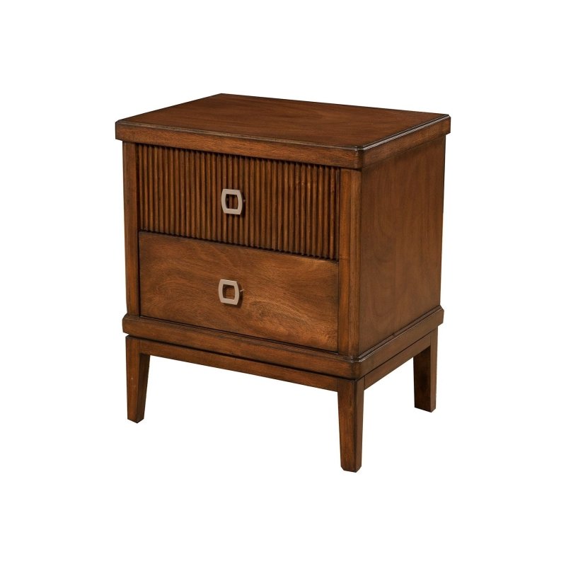 Rex Nightstand, Burgandy - FCHF CITY