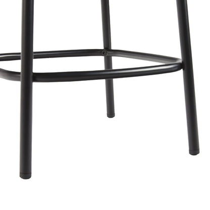 Roan Counter Stool with Upholstered Seat, Set of 2 - FCHF CITY
