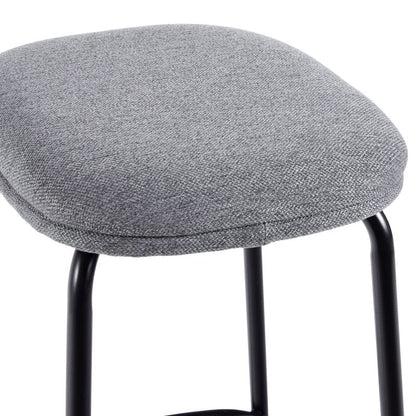 Roan Counter Stool with Upholstered Seat, Set of 2 - FCHF CITY
