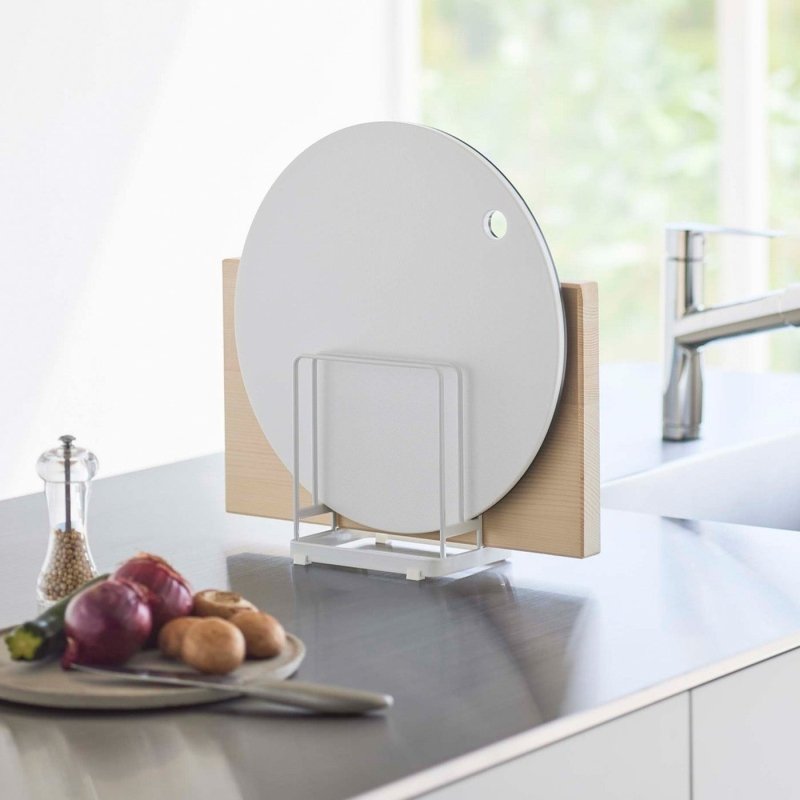 Round Cutting Board Stand - Steel - FCHF CITY