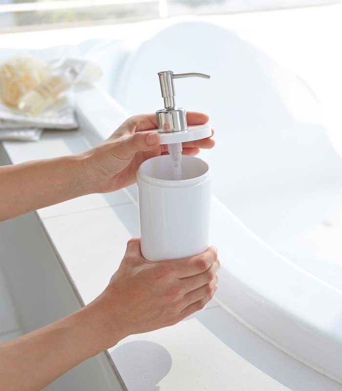 Round Dispenser Bundle - Shampoo, Conditioner, and Body Soap - FCHF CITY
