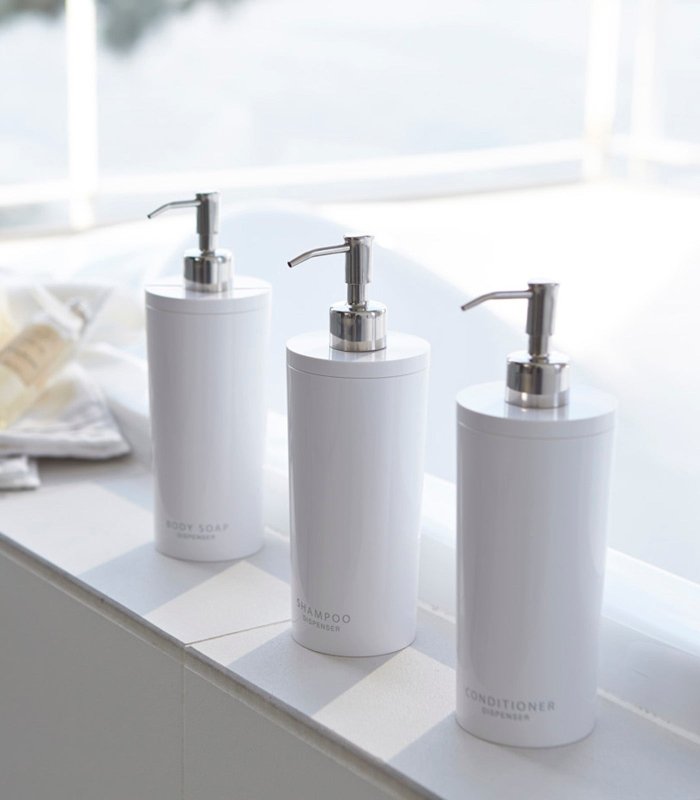 Round Dispenser Bundle - Shampoo, Conditioner, and Body Soap - FCHF CITY