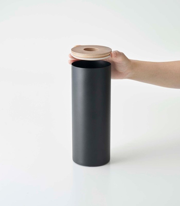 Round Tissue Case - Steel + Wood - FCHF CITY