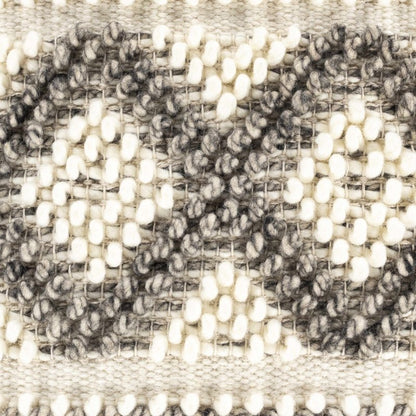 Sagamore Cream Trellis Wool&amp;Cotton Throw Pillow - FCHF CITY