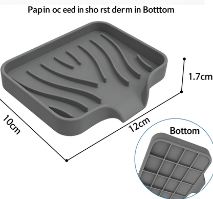 Self-Draining Soap Dish - Silicone - FCHF CITY