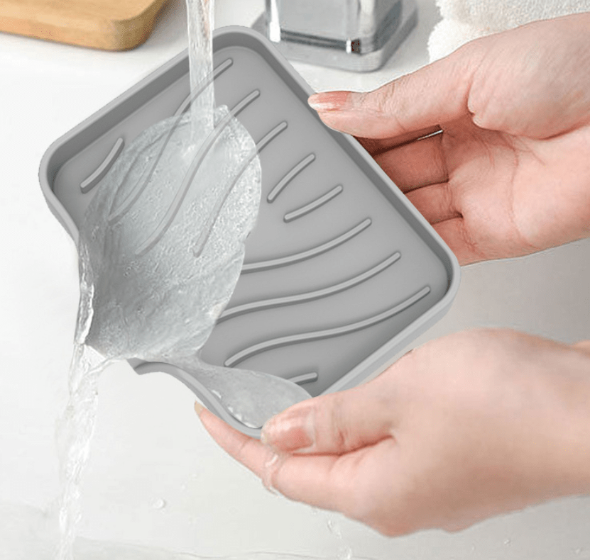 Self-Draining Soap Dish - Silicone - FCHF CITY