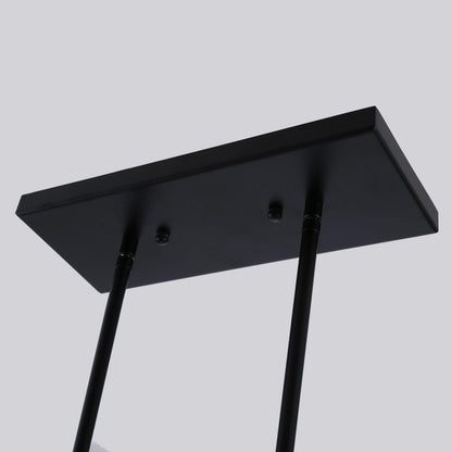Seppo 4 - Light Matt Black and Golden Kitchen Island Pendant - FCHF CITY