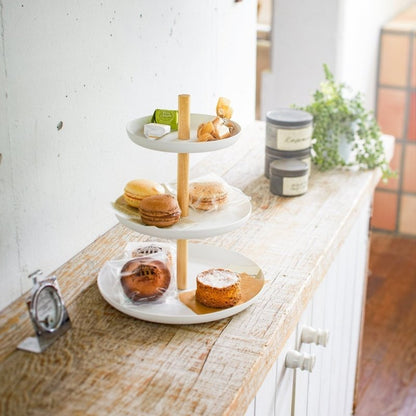 Serving Stand - Steel + Wood - FCHF CITY